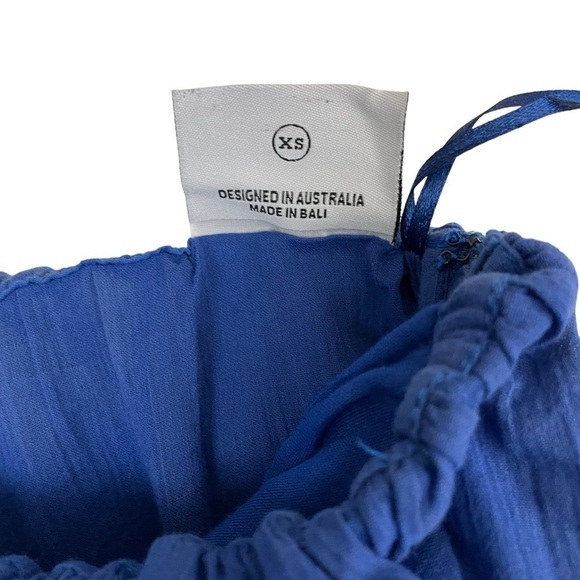 Rue Stiic Westcott One Shoulder Midi Dress Dazzling Blue - Picture 12 of 16